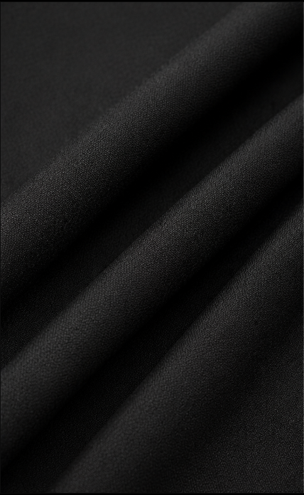 Armani Black Suiting Wool